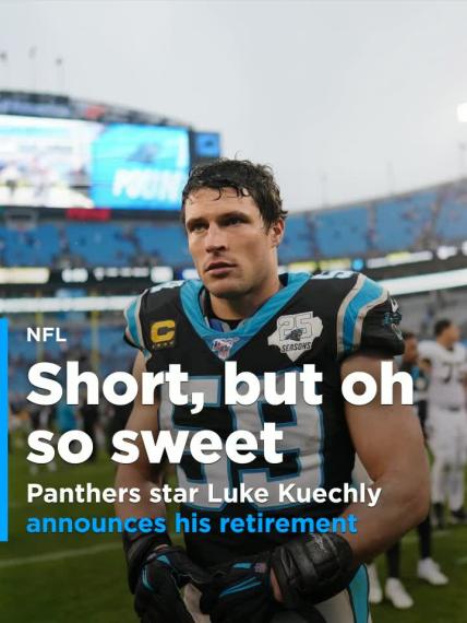 Luke Kuechly calls it a career