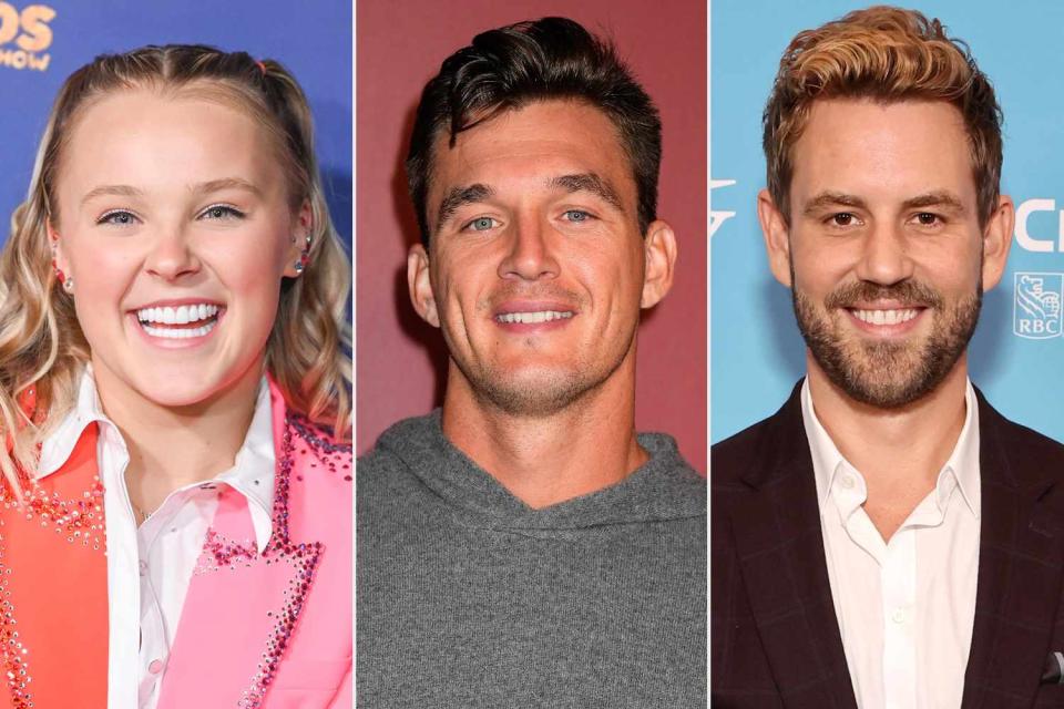 <p>Gilbert Flores/Variety via Getty; Gotham/WireImage; Randy Shropshire/Variety via Getty</p> From left: JoJo Siwa, Tyler Cameron and Nick Viall grew close while filming season 2 of 
