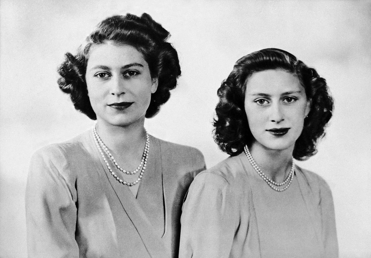 princesses Elizabeth (L) and Margaret (SIPA via AP)