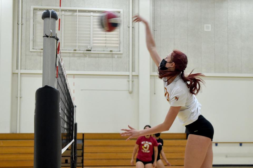 Oxnard junior Anika Huelskamp was named the Girls Volleyball MVP for the Pacific View League.