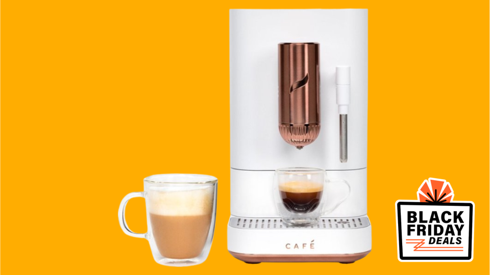 Shop great early Black Friday deals on GE appliances at Best Buy like this Café espresso machine.