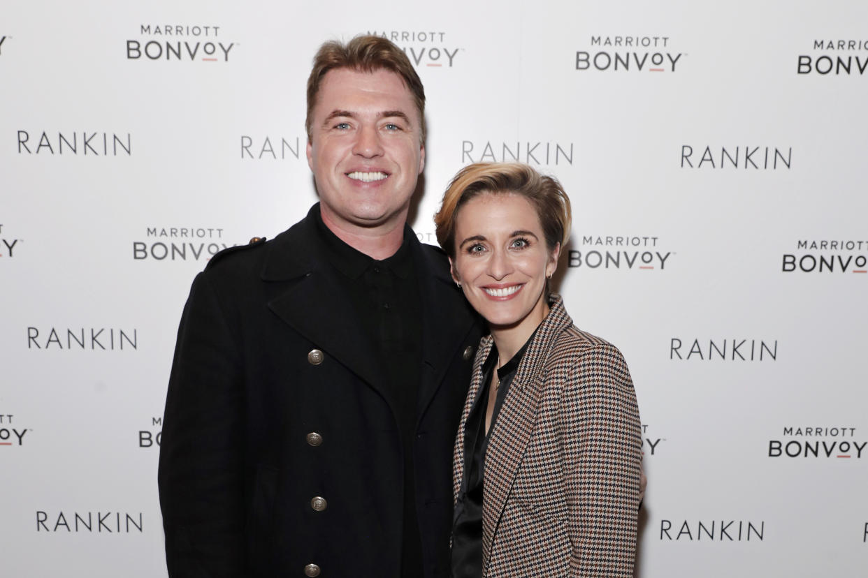 Jonny Owen and Vicky McClure fell in love almost instantly. (Getty)