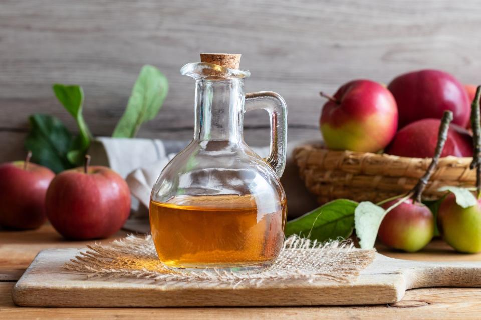 13) Drink apple cider vinegar when you have a cold