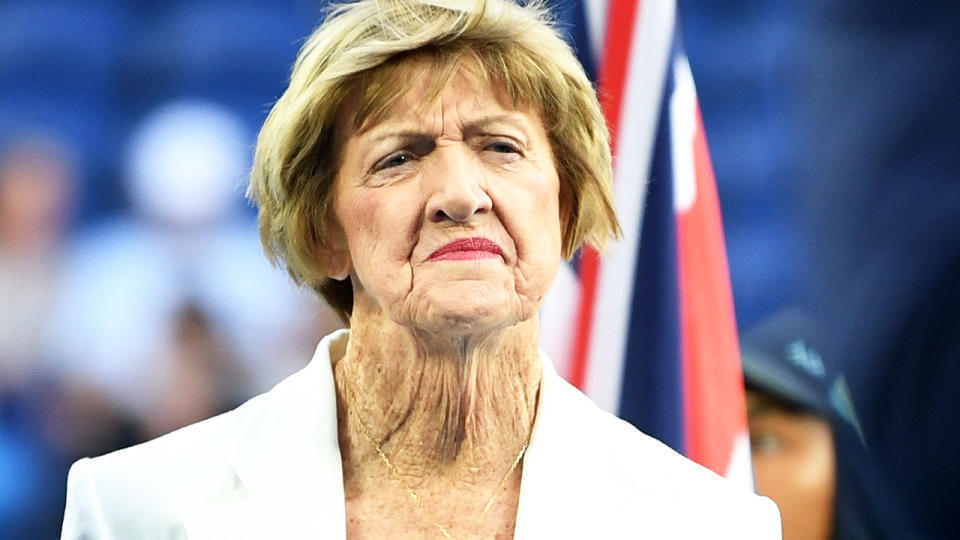 Margaret Court, pictured here during the 2020 Australian Open.