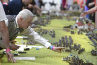 The world's biggest historical table top war game was in aid of Waterloo Uncovered - a charity for military veterans.