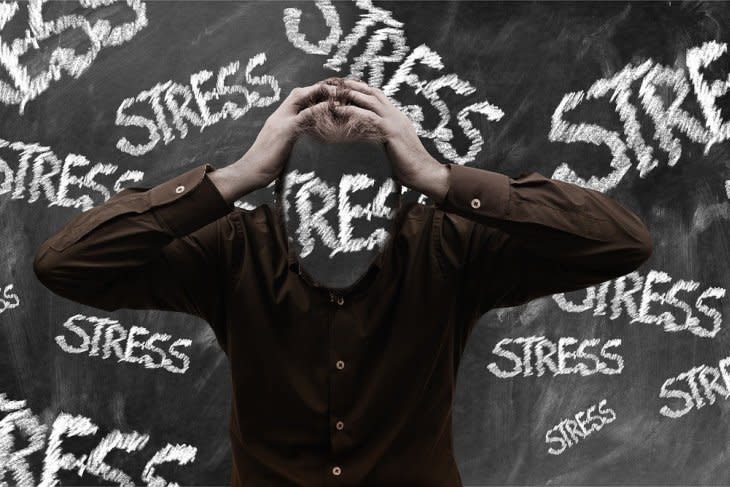 Ilustrasi seseorang yang mengalami stress. (pixabay)
