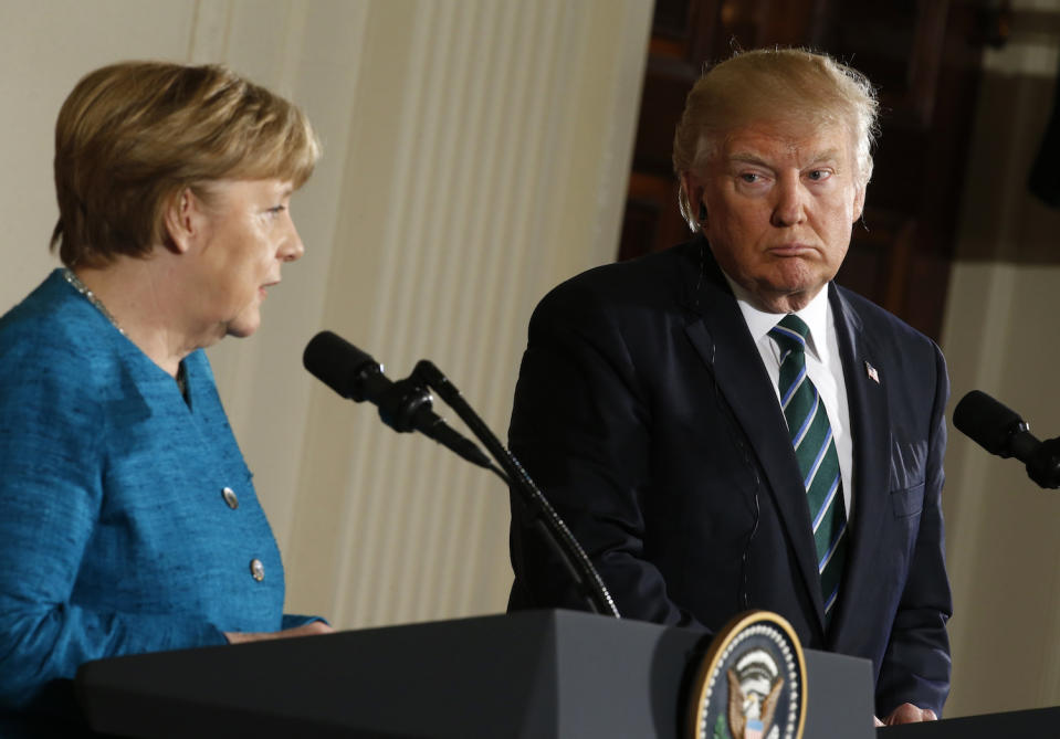 Angela Merkel Donald Trump