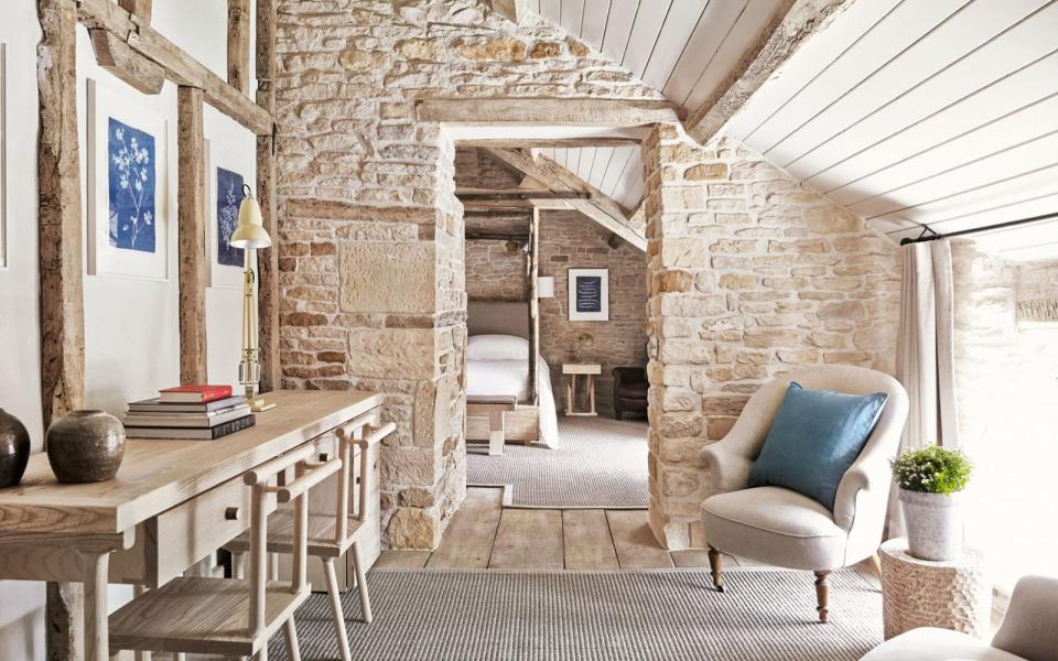 Rooms at The Wild Rabbit are sanctums of rustic chic wrapped up in a haven of eco-elegance.