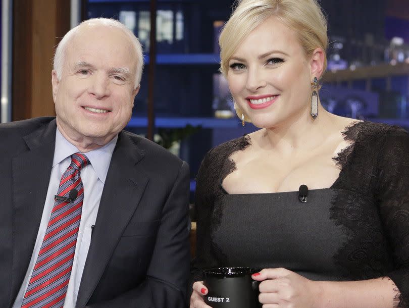 Meghan McCain and her father John McCain