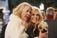 <p>When OG Housewives Tamra Judge and Vicki Gunvalson announced they were leaving <em>The Real Housewives of Orange County </em>after season 14, it was revealed that both stars were slapped <a href="https://www.realitytea.com/2020/02/05/previous-contracts-prevent-vicki-gunvalson-tamra-judge-from-appearing-on-other-reality-shows-for-a-year/" rel="nofollow noopener" target="_blank" data-ylk="slk:with a 1-year non-compete;elm:context_link;itc:0;sec:content-canvas" class="link ">with a 1-year non-compete</a>, which prevents them from appearing on another reality show until the set date. </p>