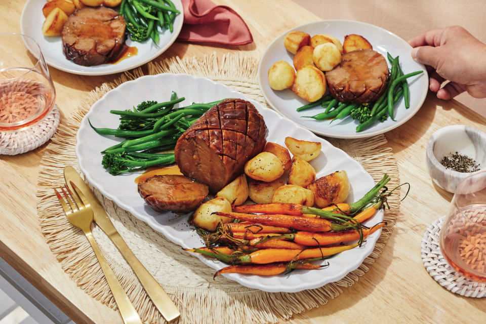 A picture of vegan brand Nature's Kitchen meat-free roast 'ham' roast for Christmas
