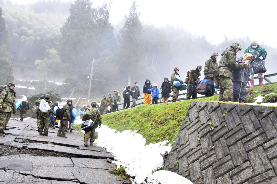 日本能登半島石川縣地震增至82人死亡