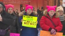 'Even if you have a quiet voice you can still be heard': Women, men, children march in P.E.I. for equality