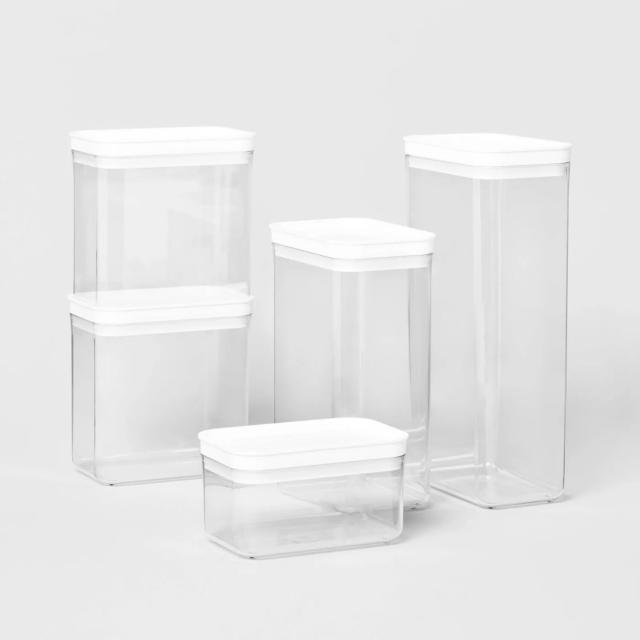 Brightroom 4pc Fridge & Pantry Bin Storage Set Clear - Brightroom