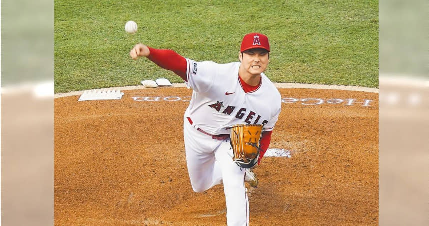 天使大谷翔平雖對投球狀況不滿意，仍拿下本季第10勝。（圖／美聯社）