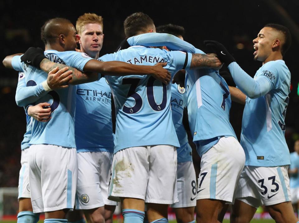 Manchester City have been installed as favourites after drawing Basel in the last-16: Getty