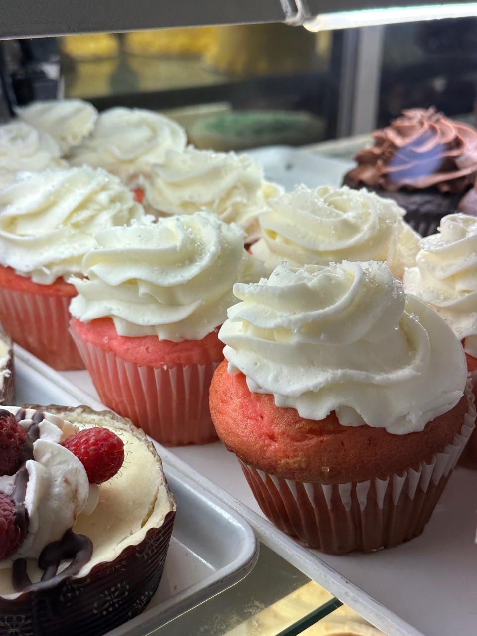 Jumbo cupcakes are just one of the goodies available at Blackbird Bakery in Bristol.