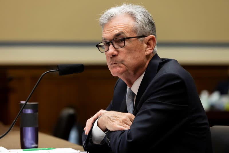 Federal Reserve Chair Powell testifies on Capitol Hill in Washington