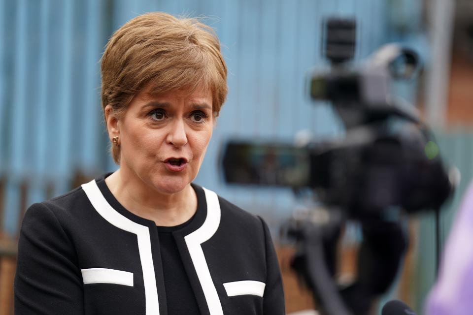 Nicola Sturgeon has said the incoming prime minister should call a general election (Andrew Milligan/PA) (PA Wire)