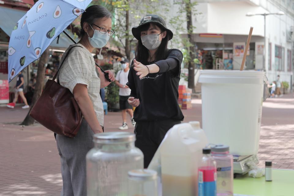 「零剩研究所」定期在社區開設廚餘回收街站，希望消除大眾對廚餘的偏見。
