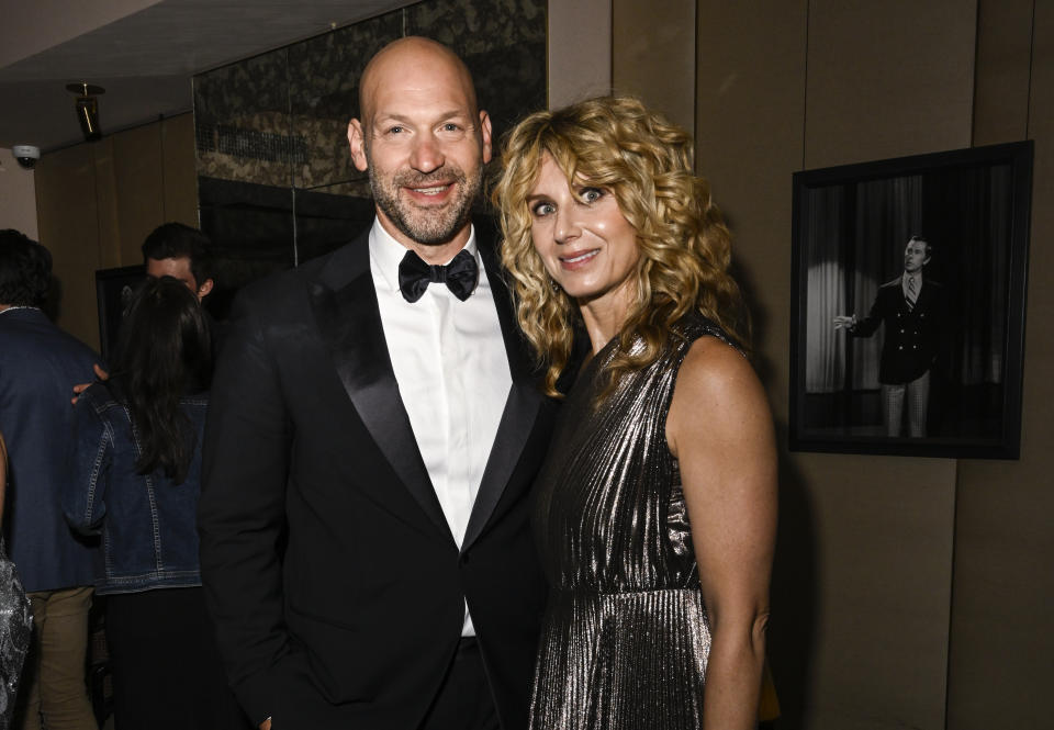 Corey Stoll and Nadia Bowers