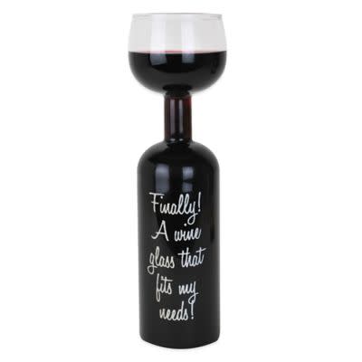 14) 750 ML Wine Glass