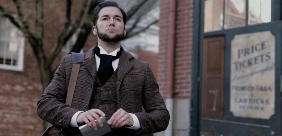 Eddie Nason as Herman Melville in the short film "Or, The Whale."