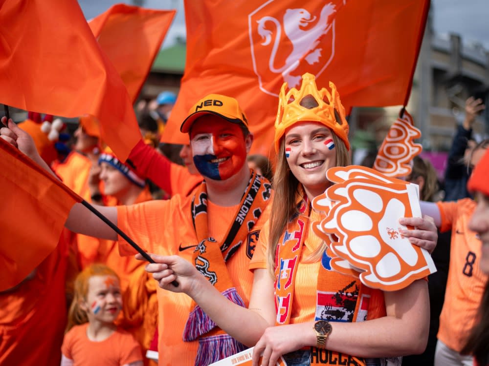 40.000 Fans aus den Niederlanden feiern in Hamburg (IMAGO/Eibner-Pressefoto/Memmler)