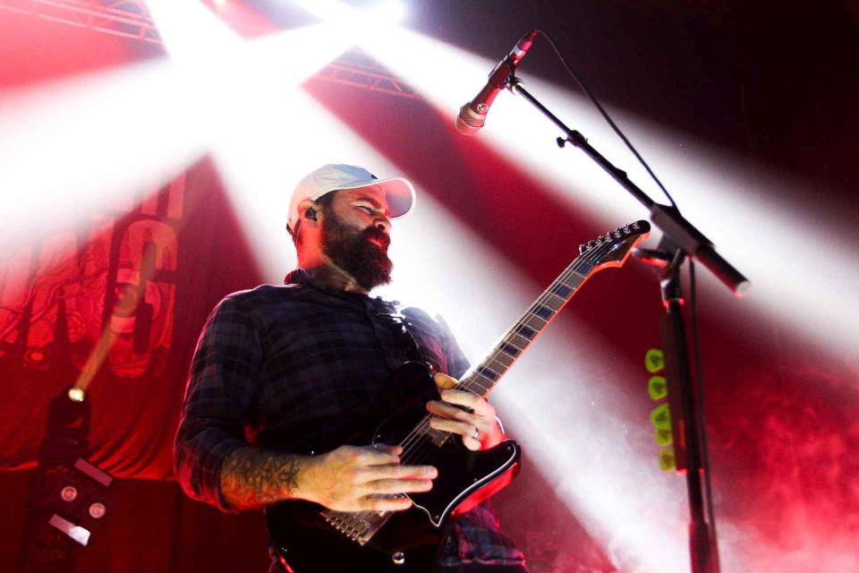 Dan O'Connor performs with Four Year Strong.