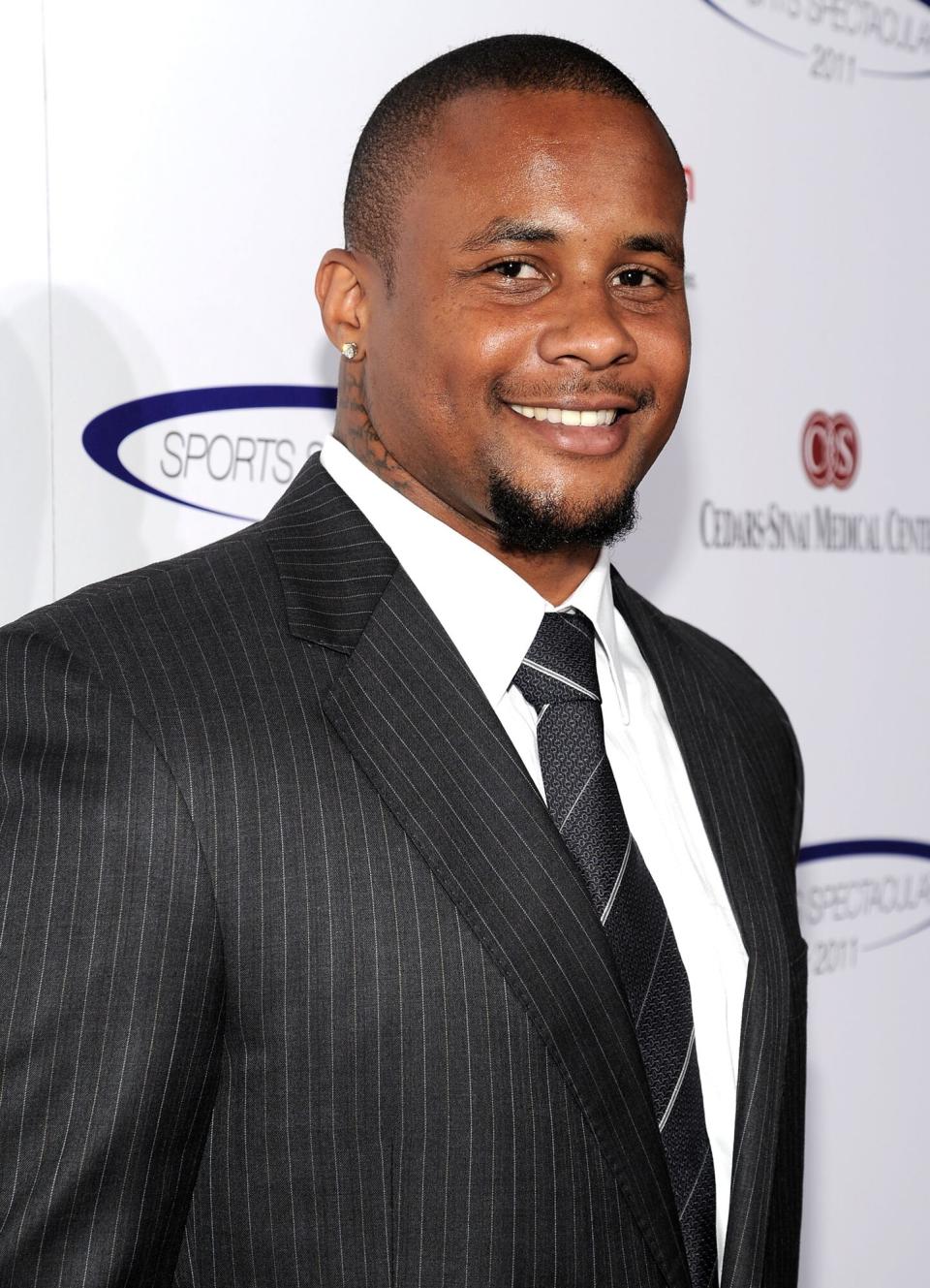 NFL player Derrick Ward arrives at the 2011 Cedars Sinai Sports Spectacular at Hyatt Regency Century Plaza on May 22, 2011 in Beverly Hills, California