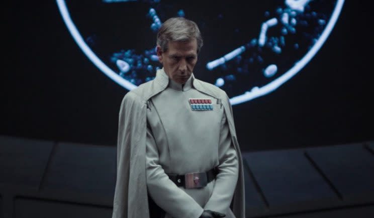 Ben Mendelsohn as Director Krennic in Star Wars: Rogue One - Credit: Lucasfilm