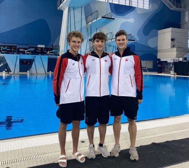 Wiens, left, said he's excited to see his first Olympics. (Rylan Wiens/Instagram - image credit)