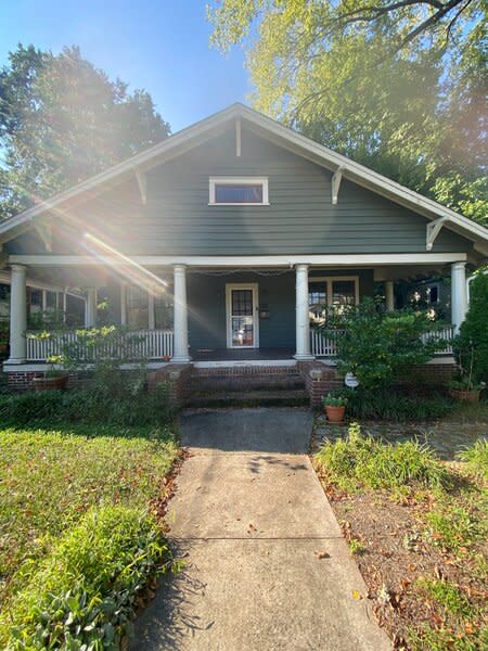 Before: Alicia Hylton-Daniel’s newest project is the renovation of a Craftsman-style home in Old North Durham. It was a single-family home built in 1925, less than 10 minutes from downtown, and now is an Airbnb.
