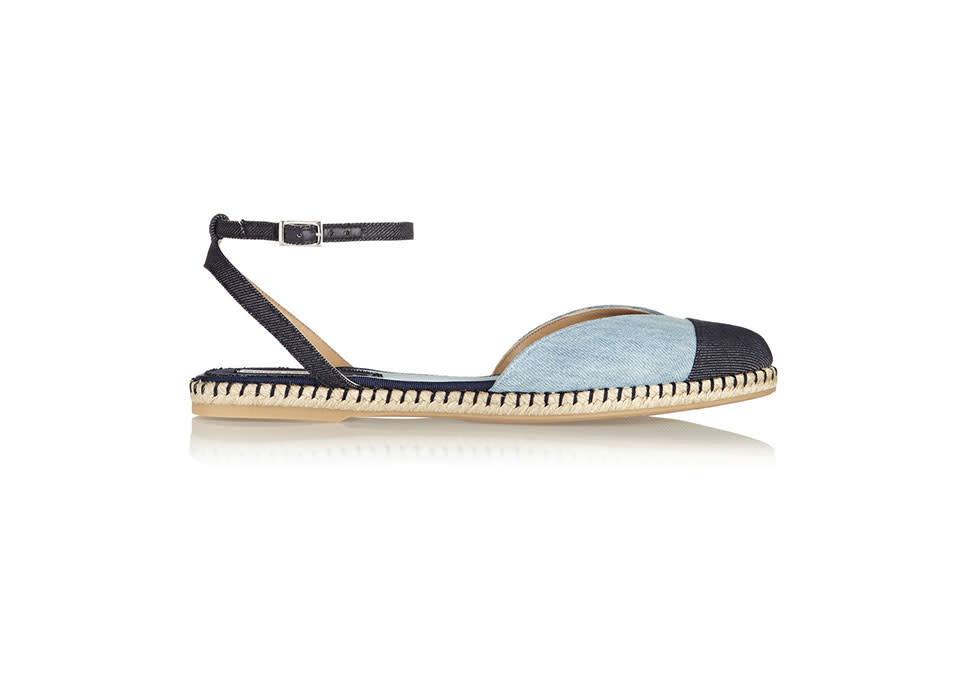 <p>Tabitha Simmons Espadrilles, $375, <a rel="nofollow noopener" href="http://www.net-a-porter.com/us/en/product/536139" target="_blank" data-ylk="slk:net-a-porter.com;elm:context_link;itc:0;sec:content-canvas" class="link ">net-a-porter.com</a></p>