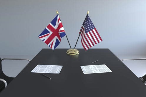 <span class="caption">Let battle commence. </span> <span class="attribution"><a class="link " href="https://www.shutterstock.com/image-illustration/flags-great-britain-united-states-papers-1339869017" rel="nofollow noopener" target="_blank" data-ylk="slk:Novikov Aleksey;elm:context_link;itc:0;sec:content-canvas">Novikov Aleksey </a></span>