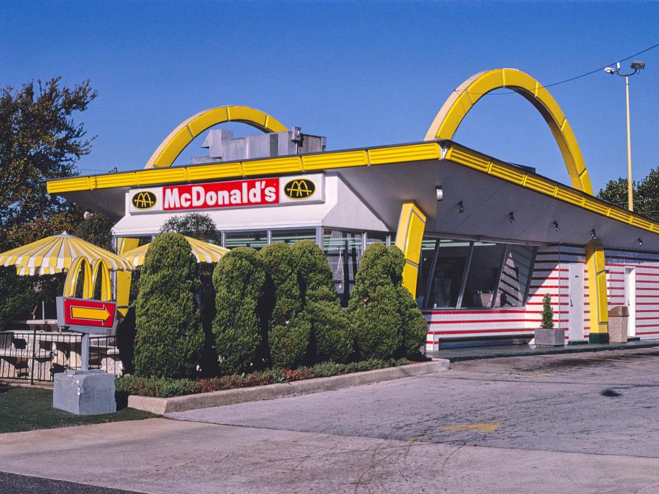 McDonald's restaurant in Birmingham, Alabama, in 1980.
