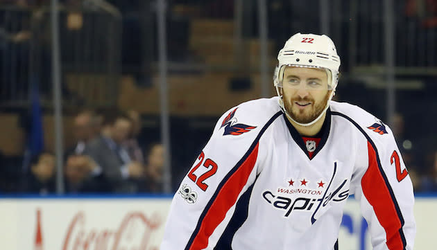 NEW YORK, NY – FEBRUARY 28: Kevin Shattenkirk #22 of the Washington Capitals skates against the New York Rangers at Madison Square Garden on February 28, 2017 in New York City. The Capitals defeated the Rangers 4-1. (Photo by Bruce Bennett/Getty Images)