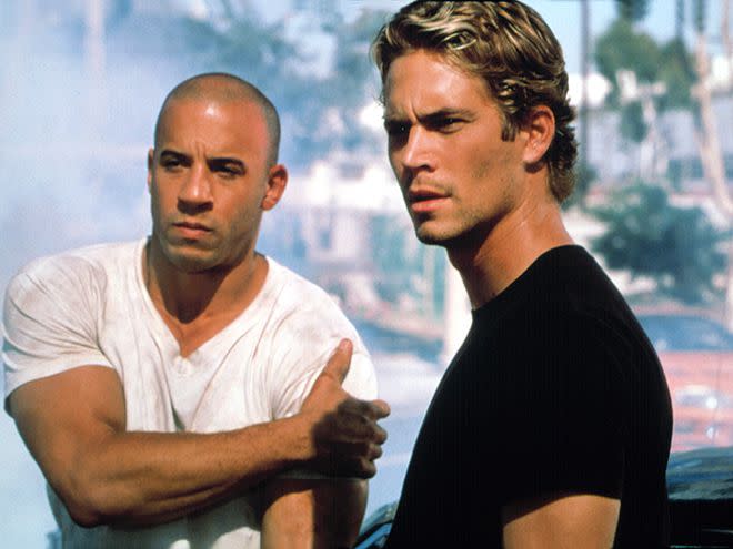 Everett Paul Walker and Vin Diesel in 2001