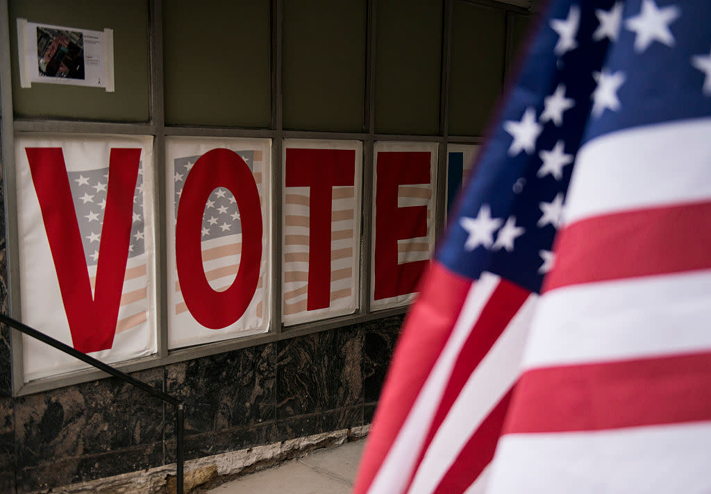 The study by political scientists from Stanford and Tufts universities appears just as a heated debate is flaring again in Congress over the partisan and racial impact of recent voting laws. (Photo by Stephen Maturen/Getty Images)