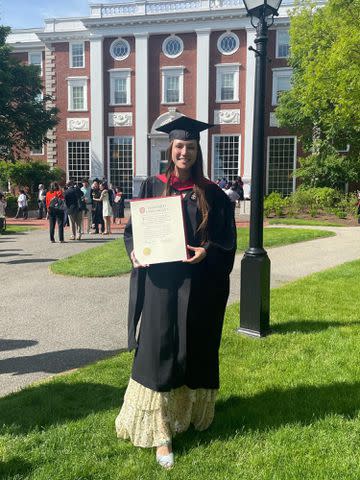 <p>Vera Wang Instagram</p> Vera Wang's daughter Josephine Becker at her Harvard graduation