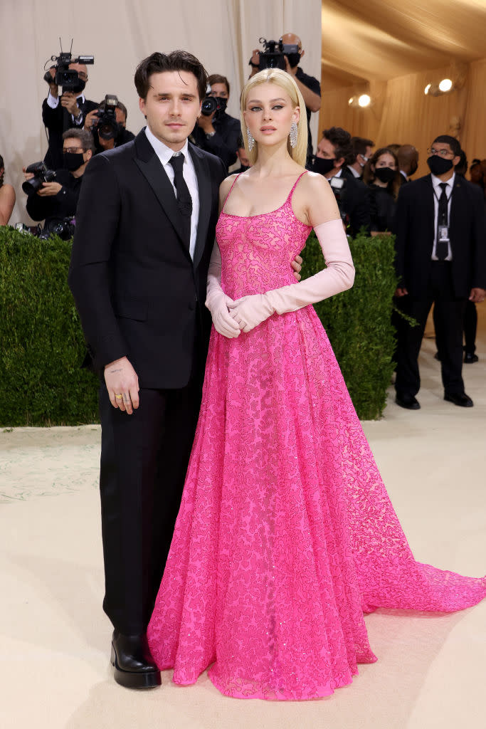 Brooklyn Beckham and Nicola Peltz made their Met Gala debut and totally held their own in the fashion stakes. (Getty Images)