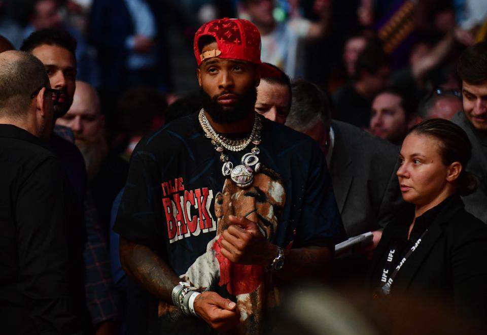 Odell Beckham Jr. in attendance at UFC 264.