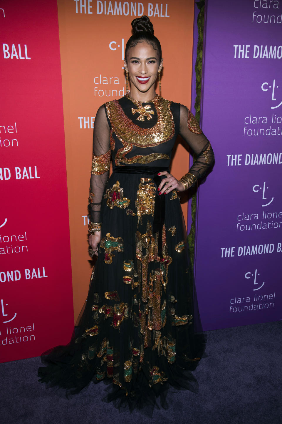 Paula Patton attends the 5th annual Diamond Ball benefit gala at Cipriani Wall Street on Thursday, Sept. 12, 2019, in New York. (Photo by Charles Sykes/Invision/AP)