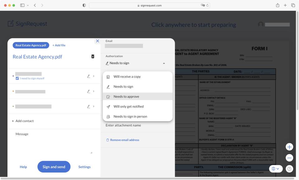 SignRequest eSign software during our test and review process