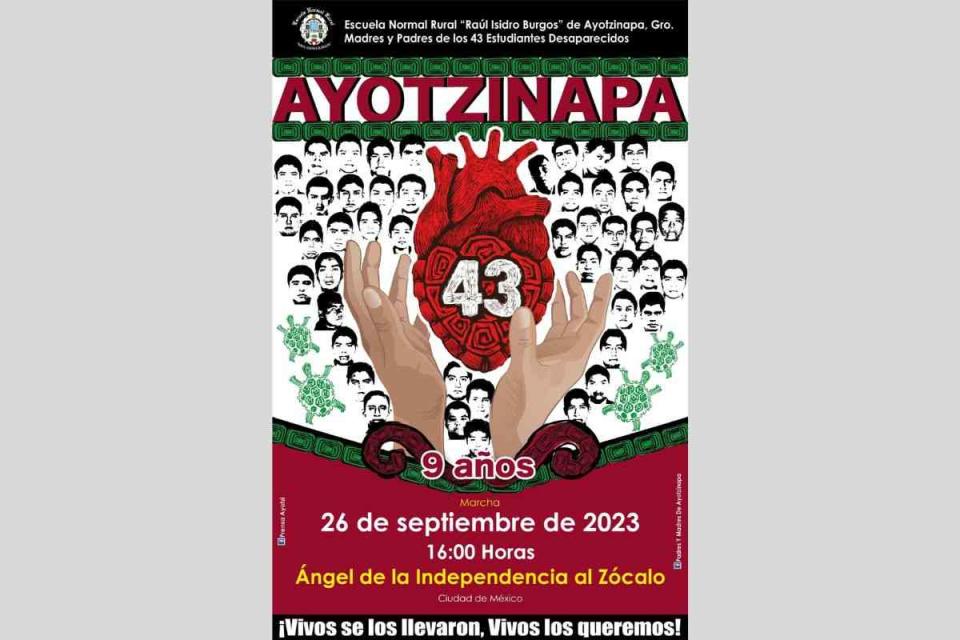 marcha 2023 ayotzinapa convocatoria