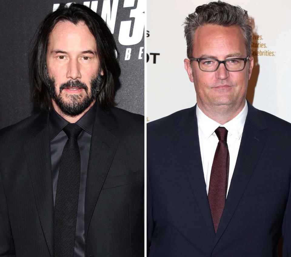 Breaking Down Keanu Reeves and Matthew Perry’s History Through the