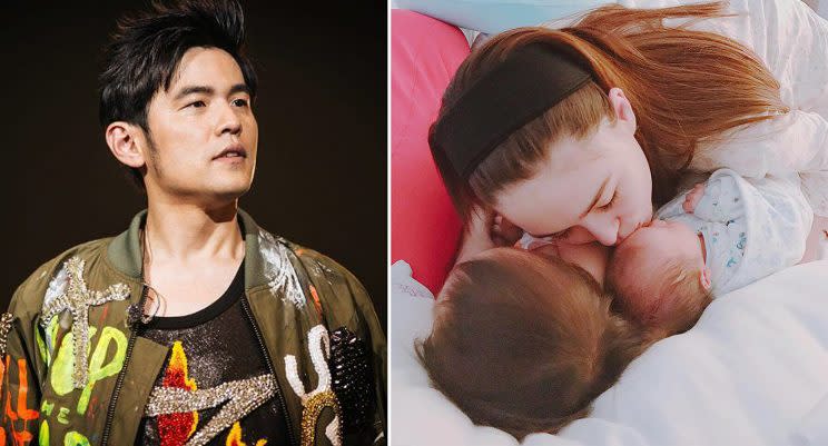 Jay Chou's wife gives birth to newborn son (Photo: Jay Chou | Facebook)