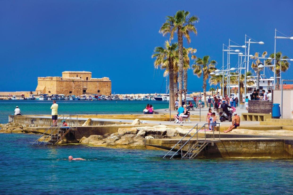 The incident took place in the popular tourist destination of Paphos: Alamy Stock Photo