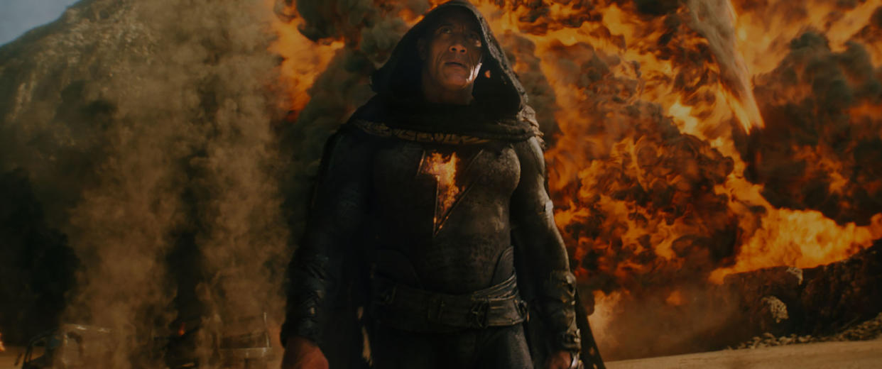 Johnson has an explosive history in Black Adam. (Photo: Courtesy of Warner Bros.)