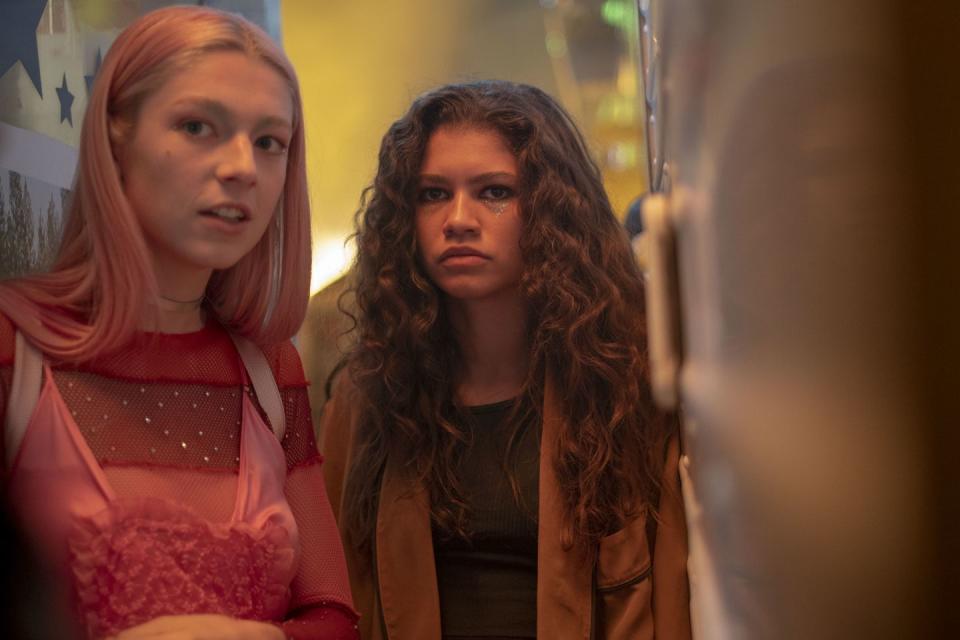 hunter schafer and zendaya, euphoria